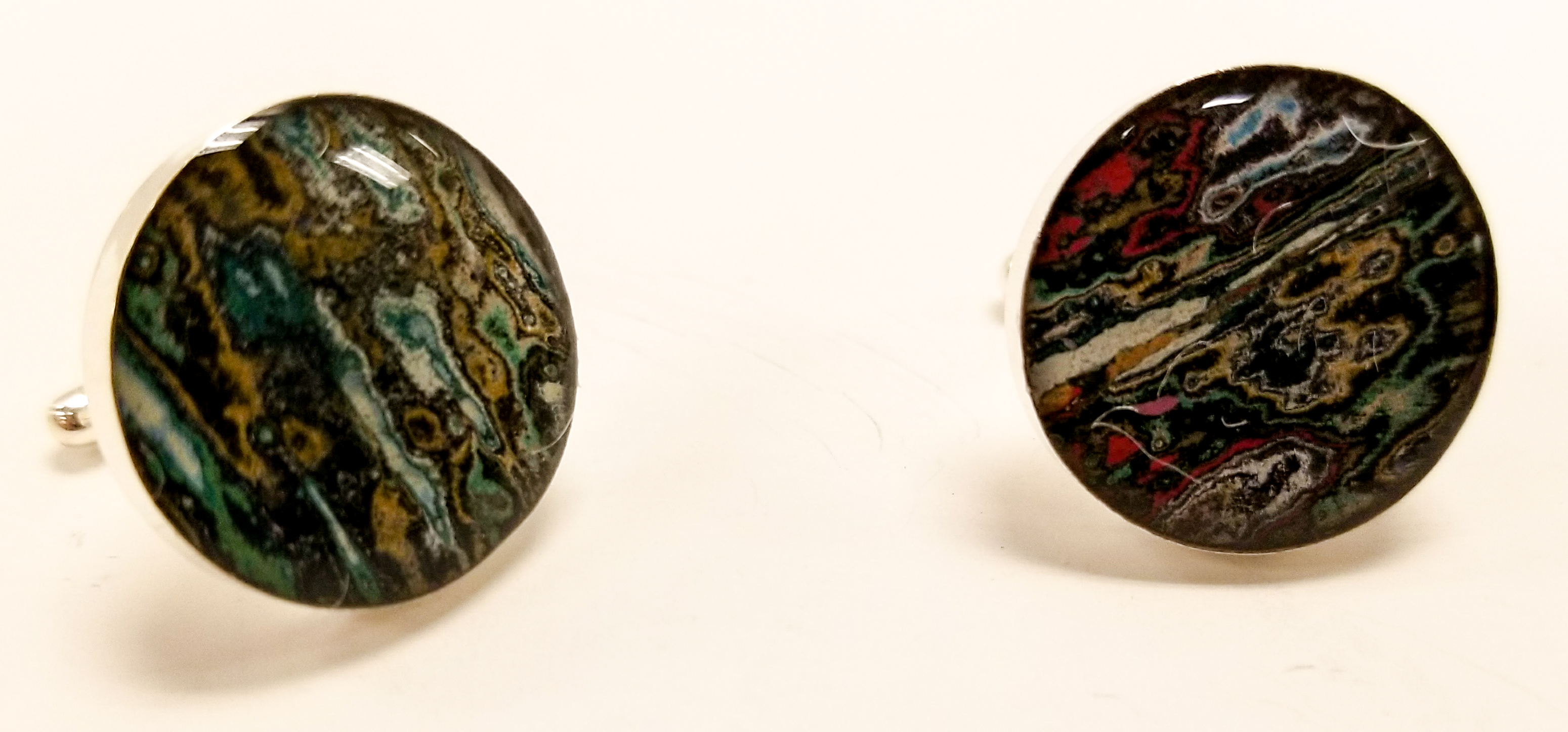 (image for) Round Cuff Links - Rebel Nell
